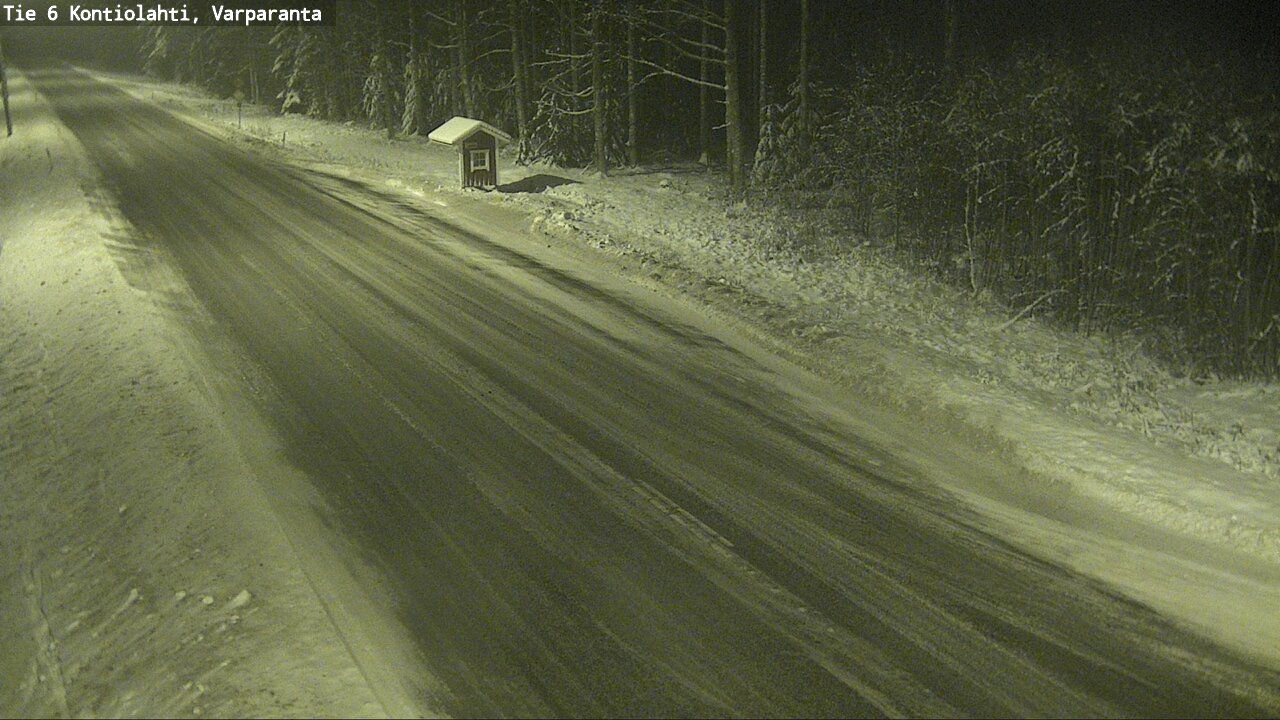 Weather Camera Image Road 6 Kontiolahti, Varparanta, Kontiolahti, Pohjois-Karjala