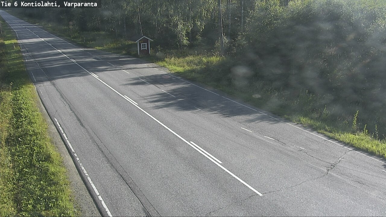 Weather Camera Image Road 6 Kontiolahti, Varparanta, Kontiolahti, Pohjois-Karjala
