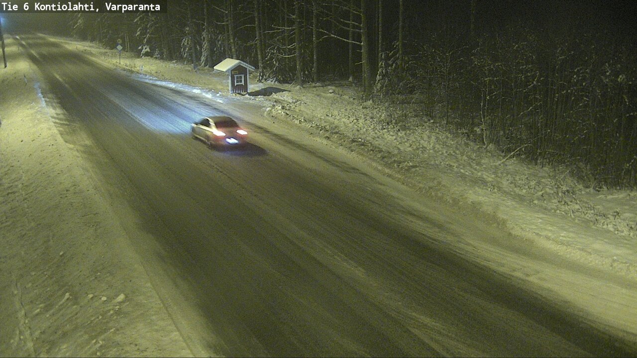 Weather Camera Image Road 6 Kontiolahti, Varparanta, Kontiolahti, Pohjois-Karjala