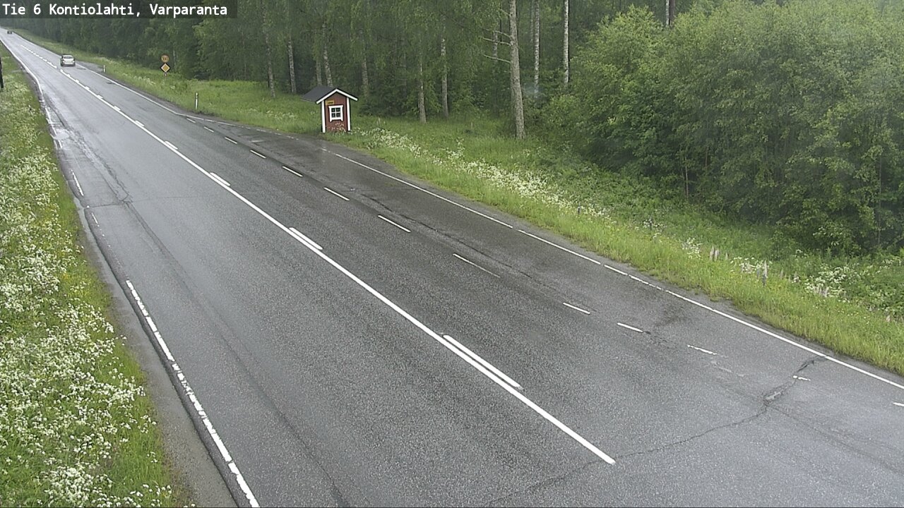 Weather Camera Image Väg 6 Kontiolax, Varparanta, Kontiolahti, Pohjois-Karjala