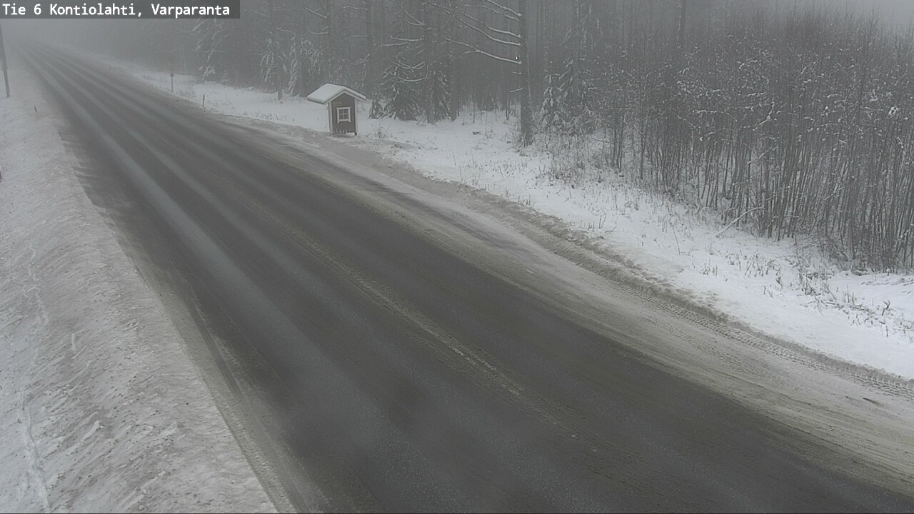 Weather Camera Image Road 6 Kontiolahti, Varparanta, Kontiolahti, Pohjois-Karjala