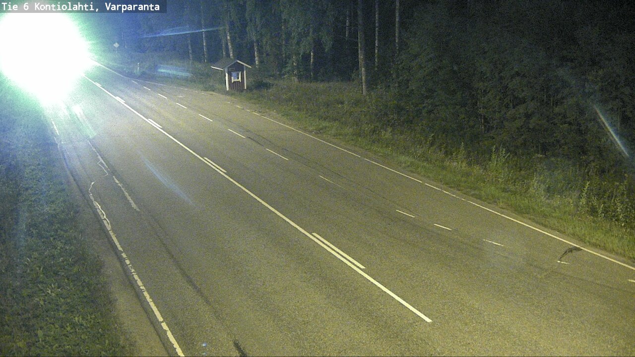 Weather Camera Image Road 6 Kontiolahti, Varparanta, Kontiolahti, Pohjois-Karjala