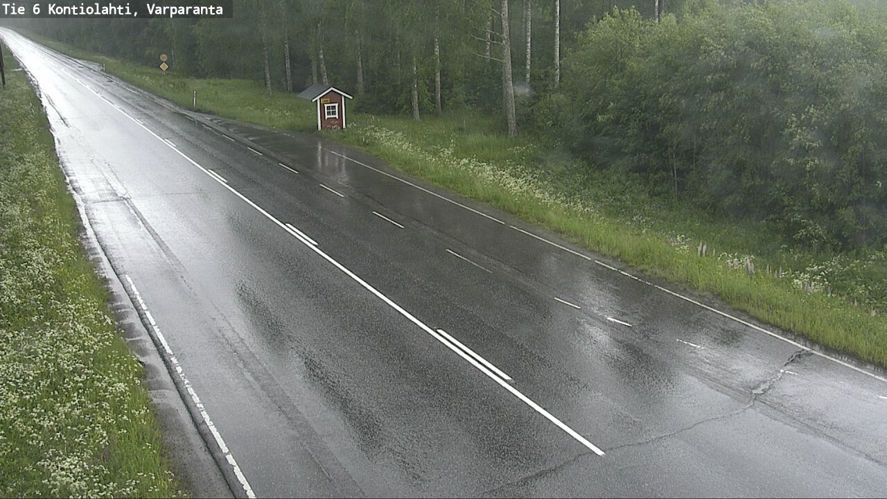 Weather Camera Image Road 6 Kontiolahti, Varparanta, Kontiolahti, Pohjois-Karjala