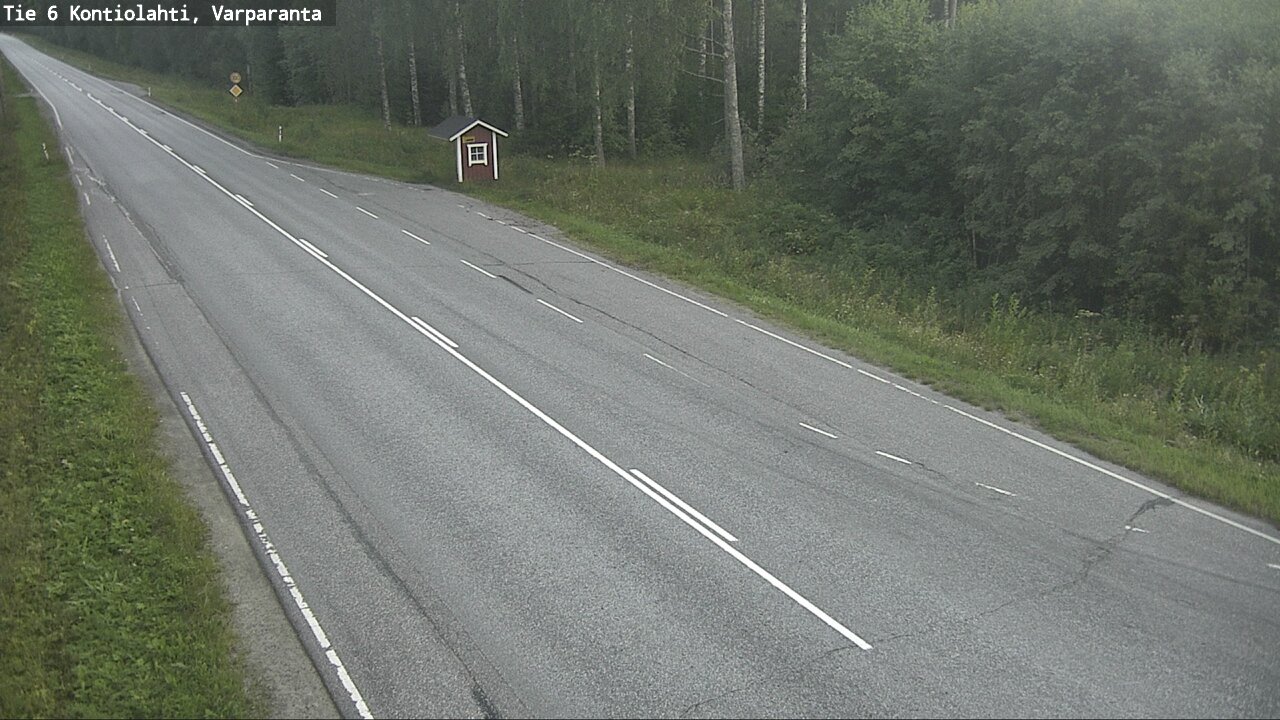 Weather Camera Image Road 6 Kontiolahti, Varparanta, Kontiolahti, Pohjois-Karjala
