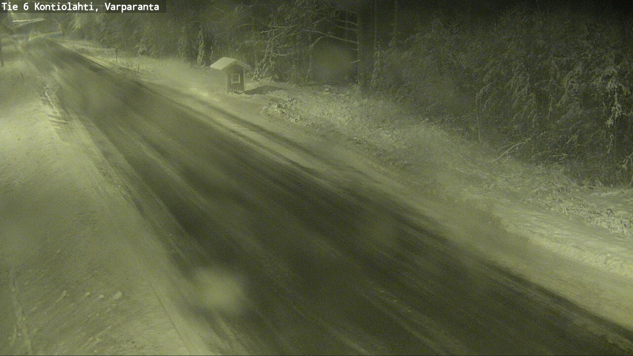 Weather Camera Image Väg 6 Kontiolax, Varparanta, Kontiolahti, Pohjois-Karjala