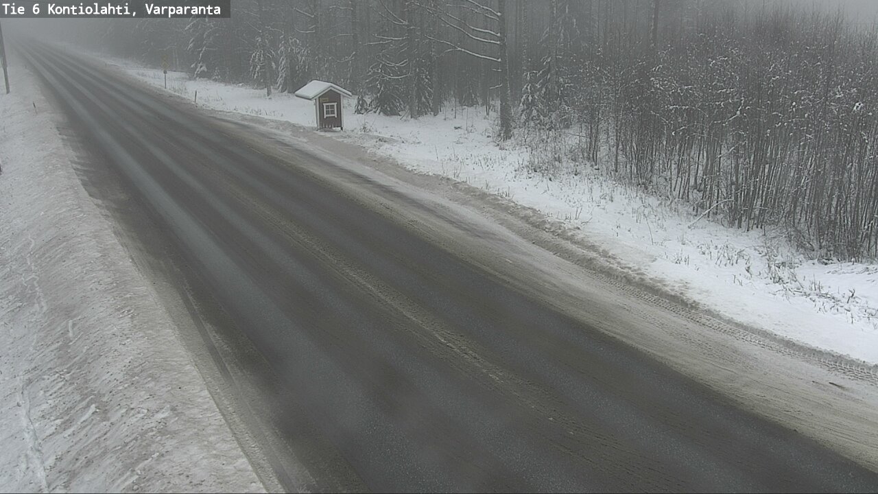 Weather Camera Image Road 6 Kontiolahti, Varparanta, Kontiolahti, Pohjois-Karjala