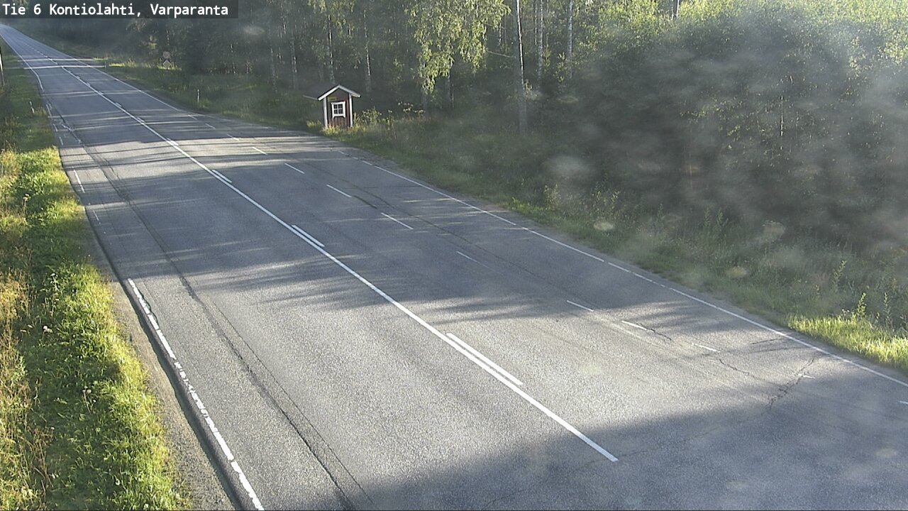 Weather Camera Image Road 6 Kontiolahti, Varparanta, Kontiolahti, Pohjois-Karjala