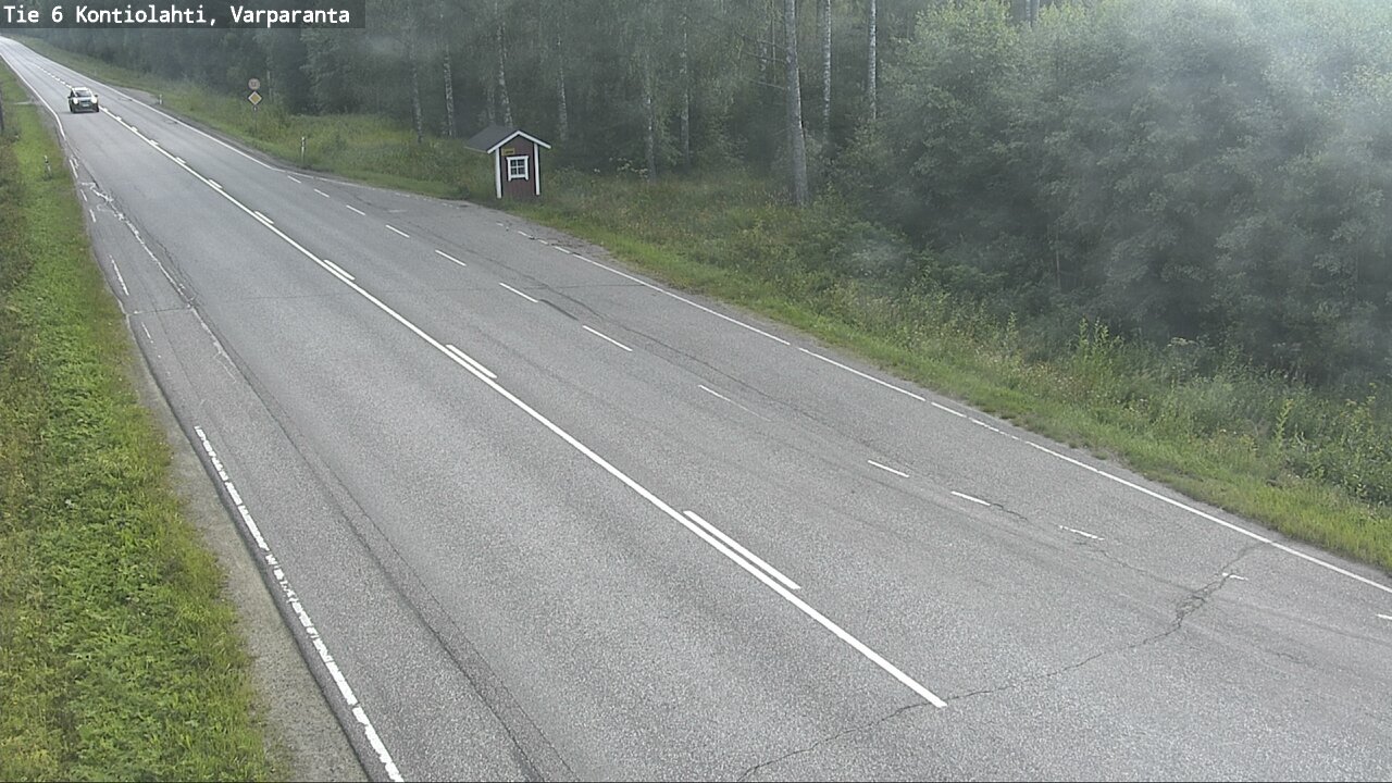 Weather Camera Image Road 6 Kontiolahti, Varparanta, Kontiolahti, Pohjois-Karjala