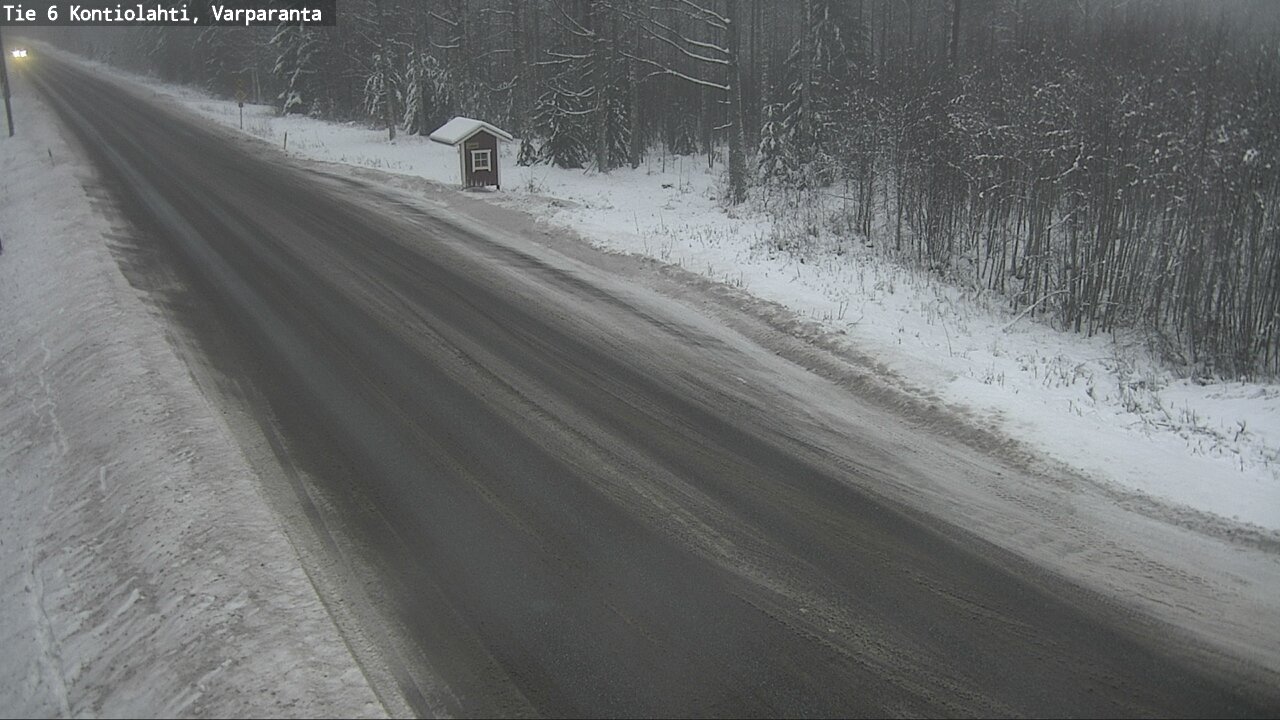 Weather Camera Image Road 6 Kontiolahti, Varparanta, Kontiolahti, Pohjois-Karjala
