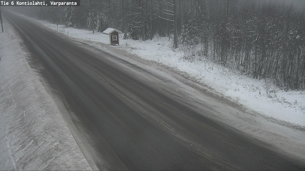 Weather Camera Image Road 6 Kontiolahti, Varparanta, Kontiolahti, Pohjois-Karjala