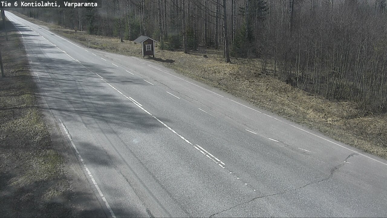 Weather Camera Image Road 6 Kontiolahti, Varparanta, Kontiolahti, Pohjois-Karjala