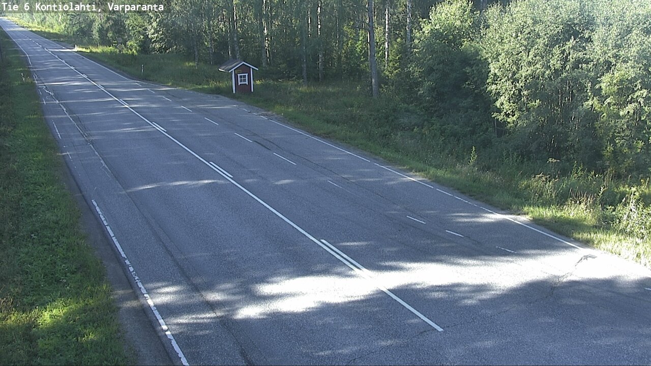 Weather Camera Image Road 6 Kontiolahti, Varparanta, Kontiolahti, Pohjois-Karjala