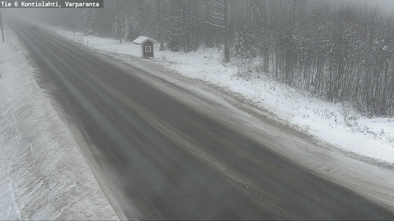 Weather Camera Image Road 6 Kontiolahti, Varparanta, Kontiolahti, Pohjois-Karjala