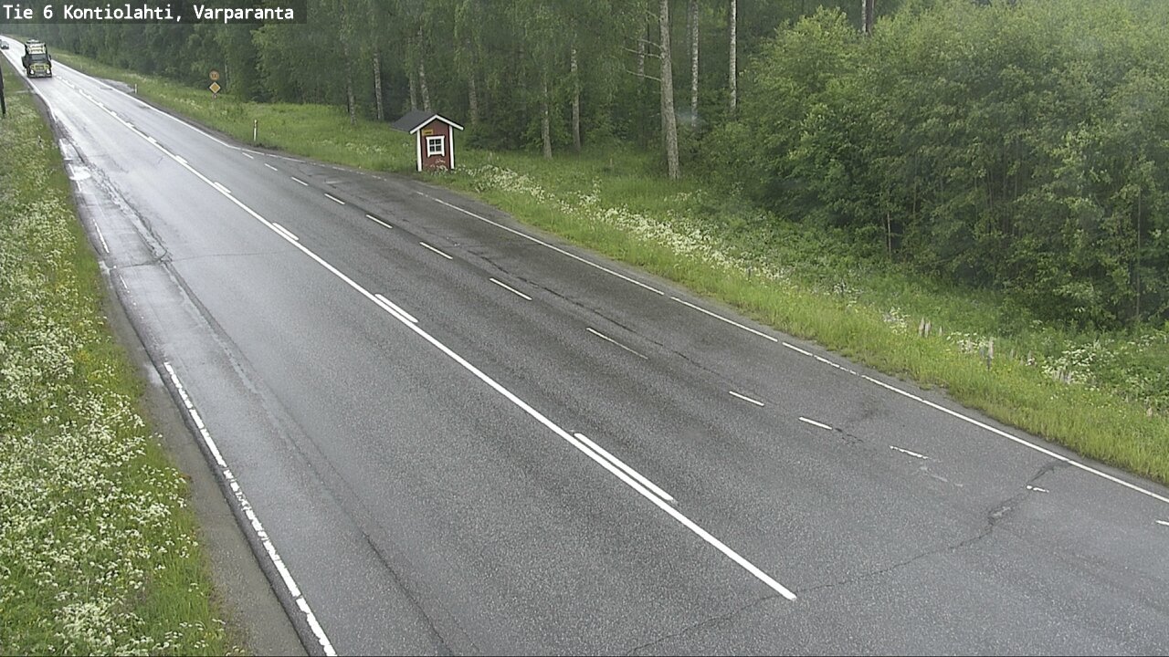 Weather Camera Image Väg 6 Kontiolax, Varparanta, Kontiolahti, Pohjois-Karjala