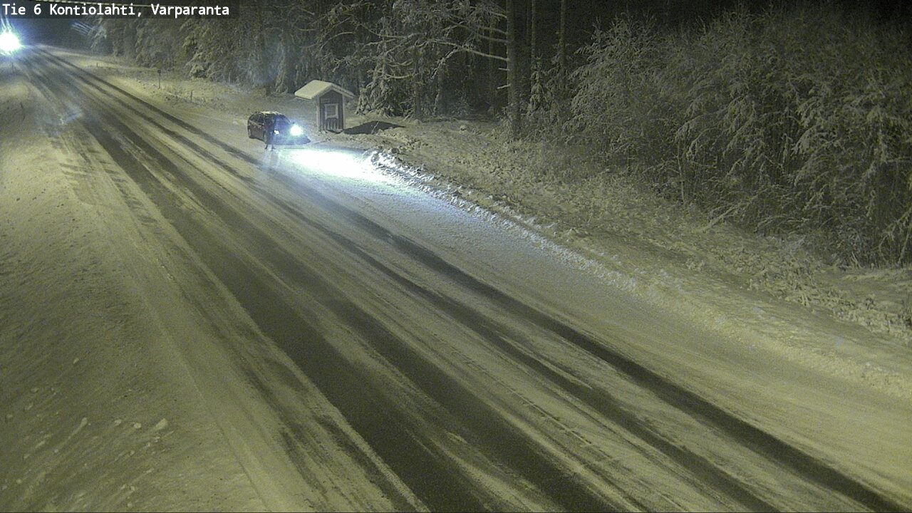 Weather Camera Image Väg 6 Kontiolax, Varparanta, Kontiolahti, Pohjois-Karjala