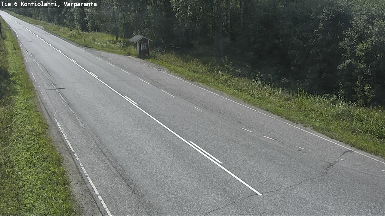 Weather Camera Image Road 6 Kontiolahti, Varparanta, Kontiolahti, Pohjois-Karjala