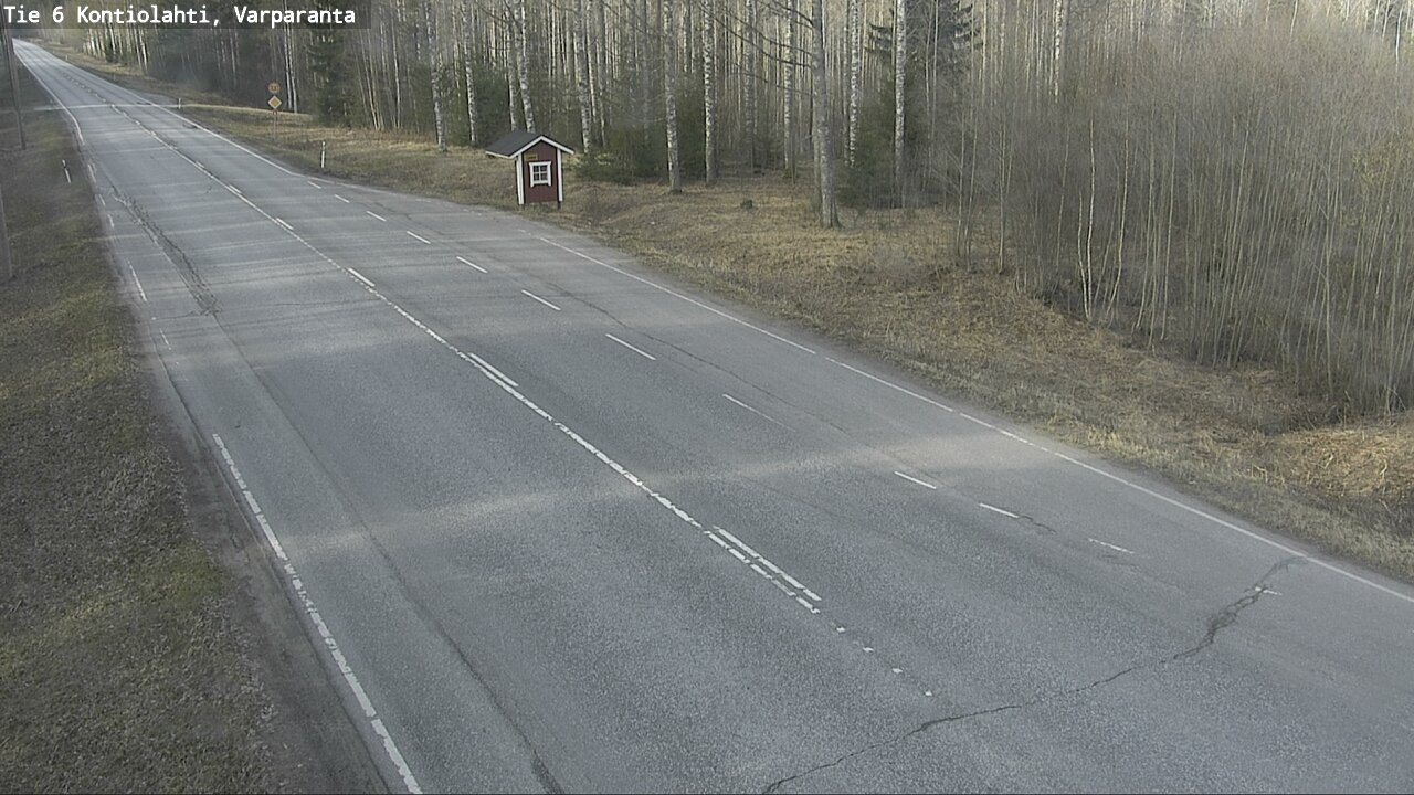 Weather Camera Image Road 6 Kontiolahti, Varparanta, Kontiolahti, Pohjois-Karjala