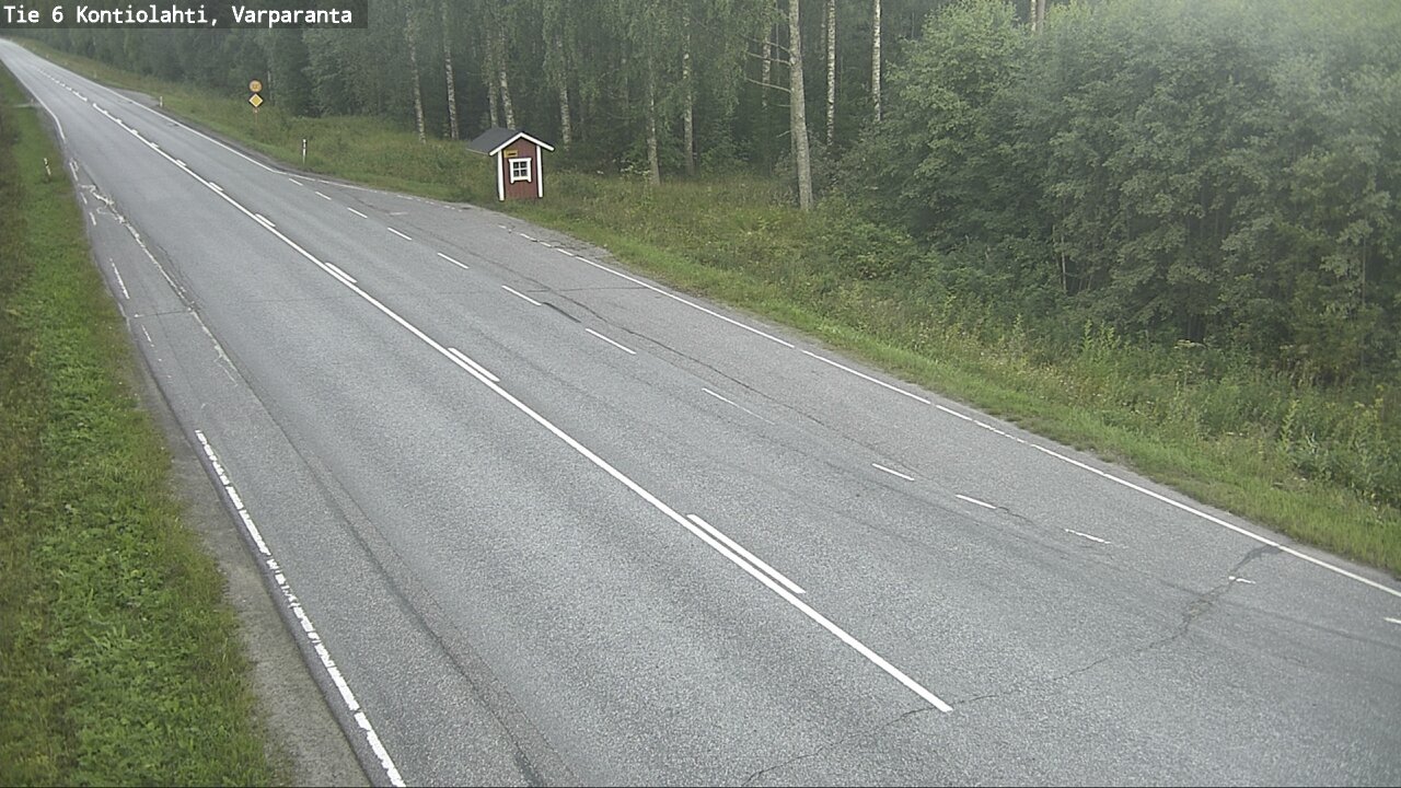 Weather Camera Image Road 6 Kontiolahti, Varparanta, Kontiolahti, Pohjois-Karjala
