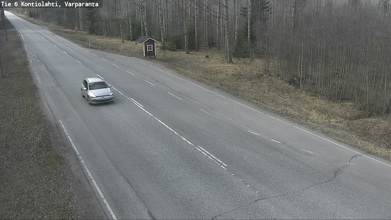 Weather Camera Image Road 6 Kontiolahti, Varparanta, Kontiolahti, Pohjois-Karjala