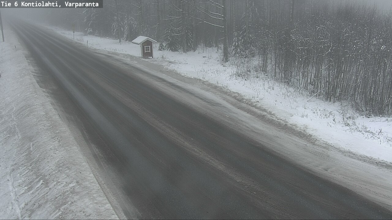 Weather Camera Image Road 6 Kontiolahti, Varparanta, Kontiolahti, Pohjois-Karjala