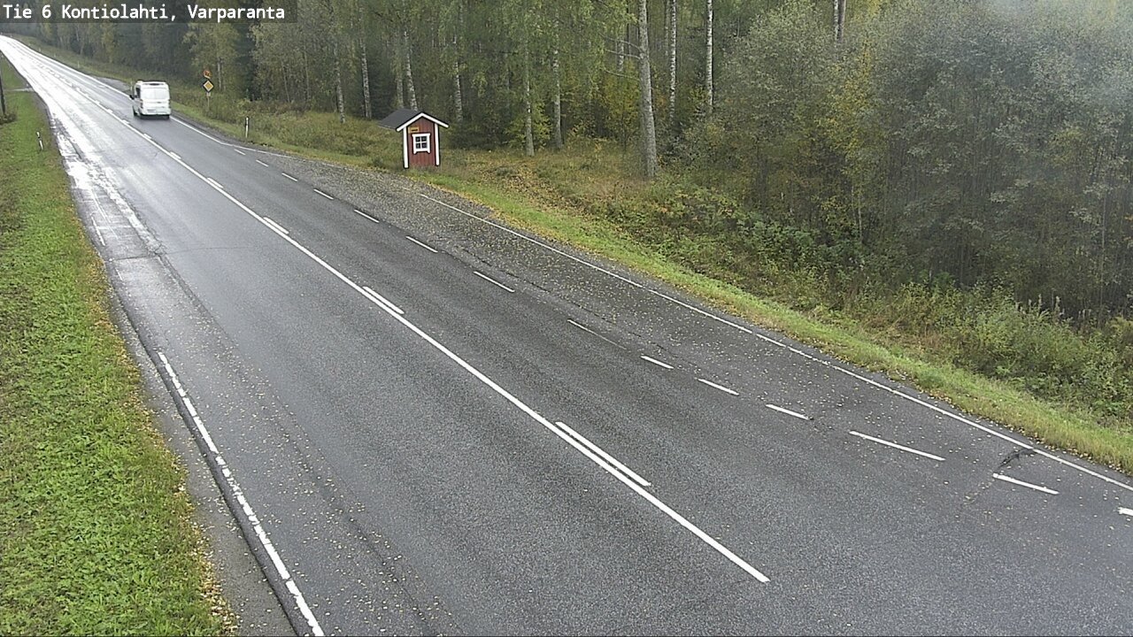Weather Camera Image Väg 6 Kontiolax, Varparanta, Kontiolahti, Pohjois-Karjala