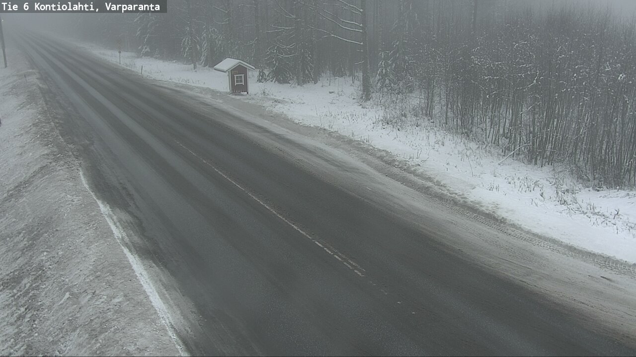 Weather Camera Image Road 6 Kontiolahti, Varparanta, Kontiolahti, Pohjois-Karjala