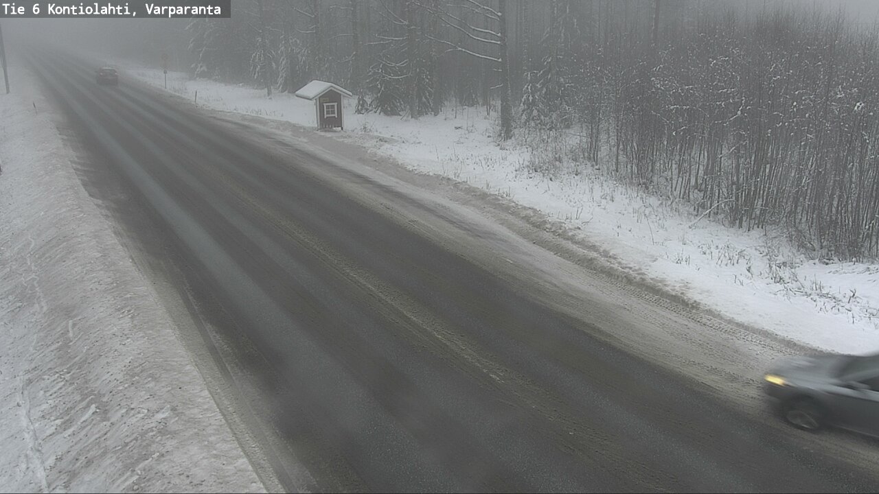 Weather Camera Image Road 6 Kontiolahti, Varparanta, Kontiolahti, Pohjois-Karjala