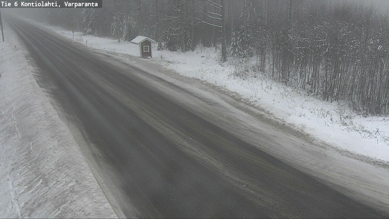 Weather Camera Image Road 6 Kontiolahti, Varparanta, Kontiolahti, Pohjois-Karjala