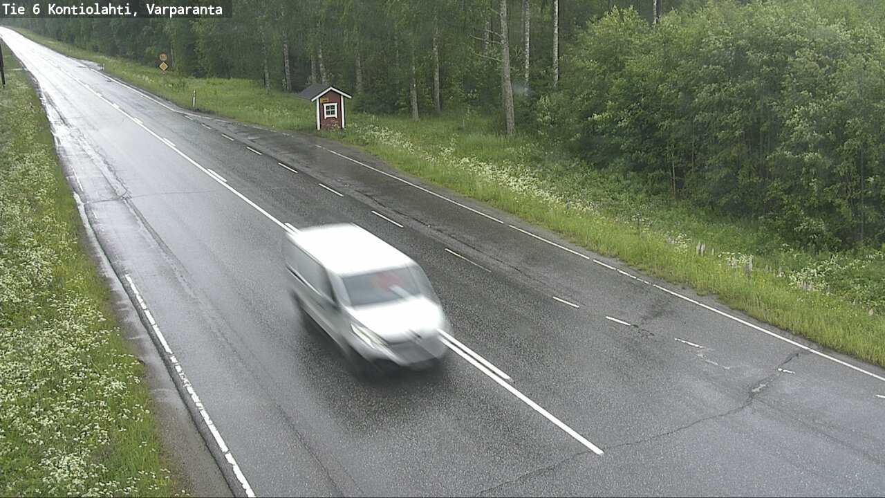 Weather Camera Image Road 6 Kontiolahti, Varparanta, Kontiolahti, Pohjois-Karjala