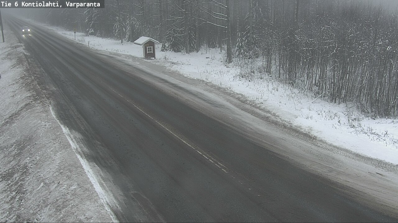 Weather Camera Image Road 6 Kontiolahti, Varparanta, Kontiolahti, Pohjois-Karjala