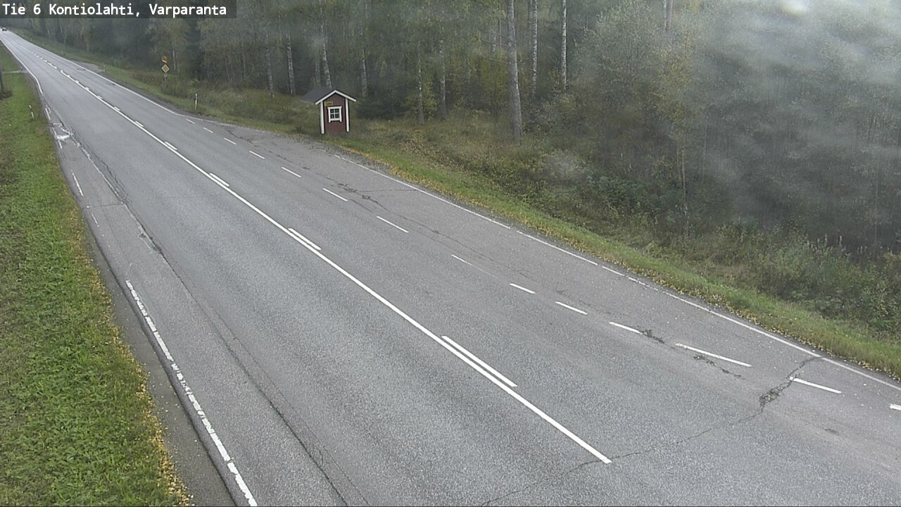 Weather Camera Image Väg 6 Kontiolax, Varparanta, Kontiolahti, Pohjois-Karjala