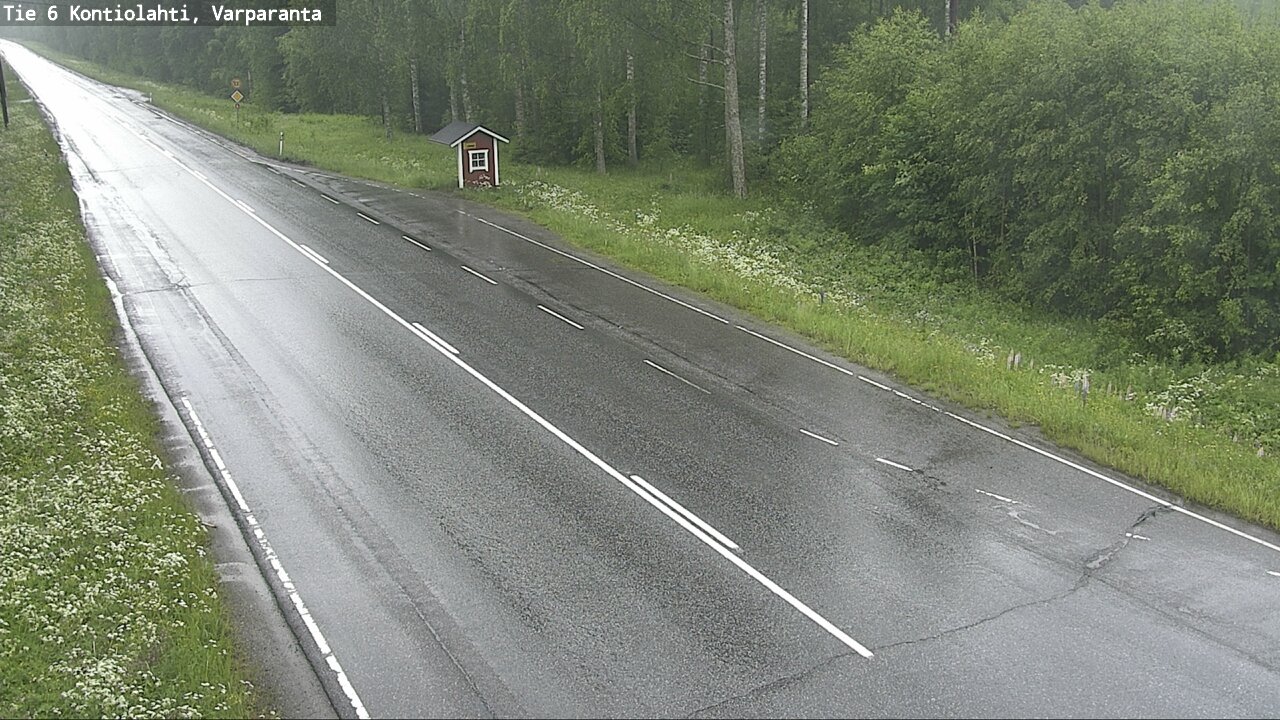 Weather Camera Image Road 6 Kontiolahti, Varparanta, Kontiolahti, Pohjois-Karjala