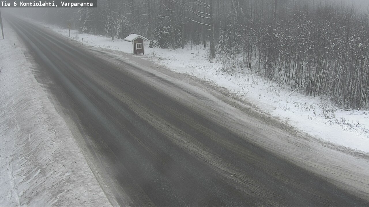 Weather Camera Image Road 6 Kontiolahti, Varparanta, Kontiolahti, Pohjois-Karjala