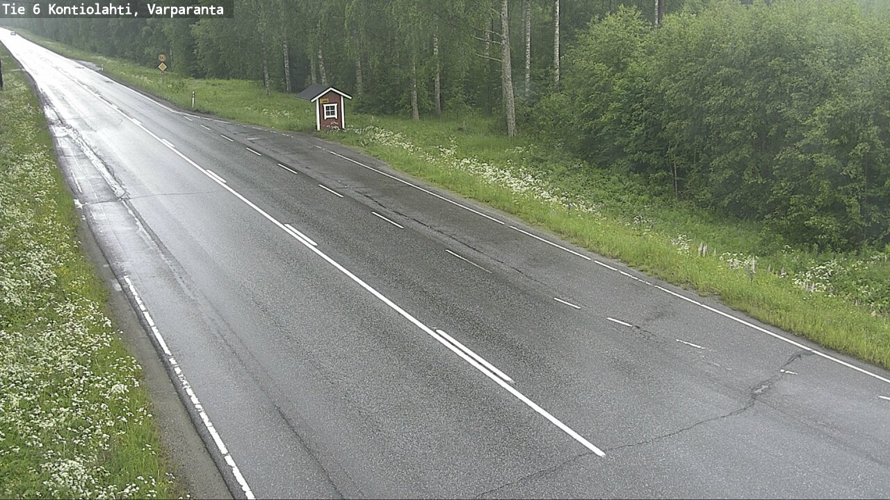 Weather Camera Image Väg 6 Kontiolax, Varparanta, Kontiolahti, Pohjois-Karjala