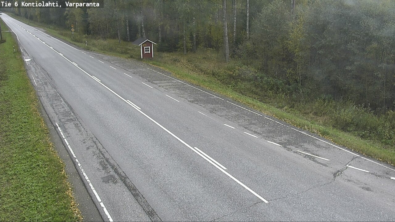 Weather Camera Image Väg 6 Kontiolax, Varparanta, Kontiolahti, Pohjois-Karjala