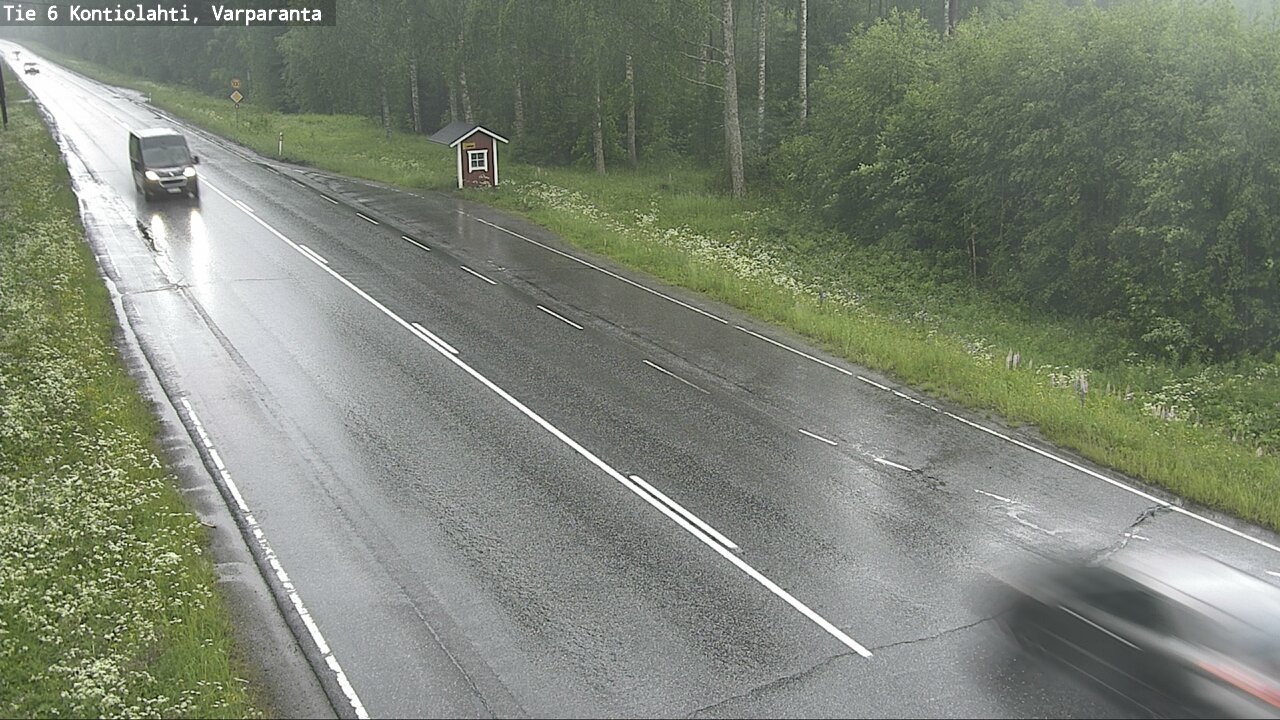 Weather Camera Image Road 6 Kontiolahti, Varparanta, Kontiolahti, Pohjois-Karjala