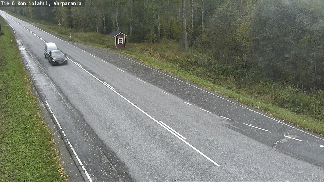 Weather Camera Image Väg 6 Kontiolax, Varparanta, Kontiolahti, Pohjois-Karjala