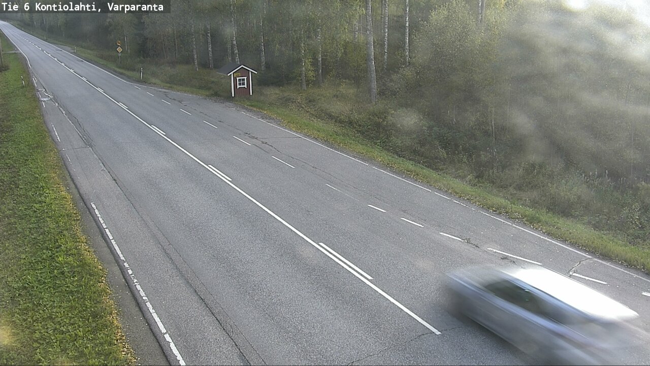 Weather Camera Image Väg 6 Kontiolax, Varparanta, Kontiolahti, Pohjois-Karjala
