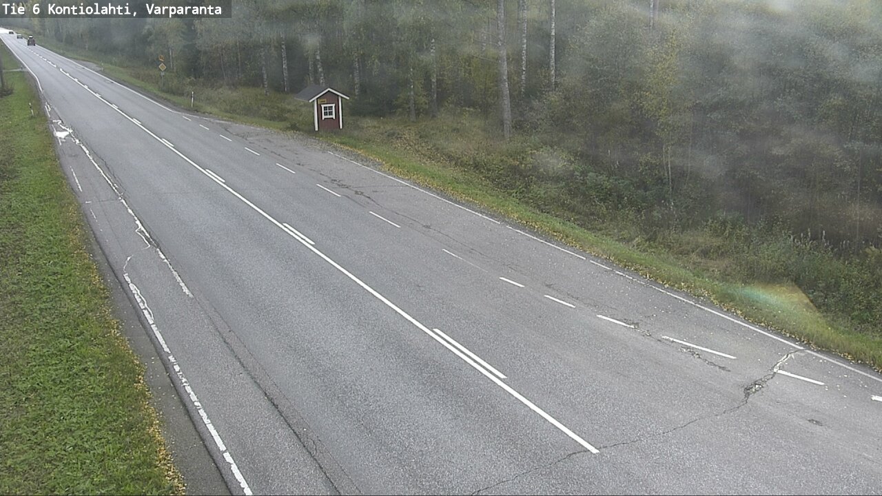 Weather Camera Image Väg 6 Kontiolax, Varparanta, Kontiolahti, Pohjois-Karjala