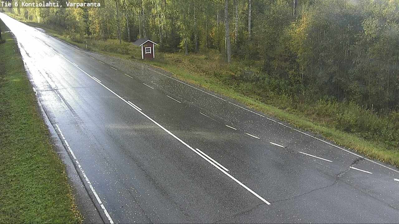 Weather Camera Image Road 6 Kontiolahti, Varparanta, Kontiolahti, Pohjois-Karjala