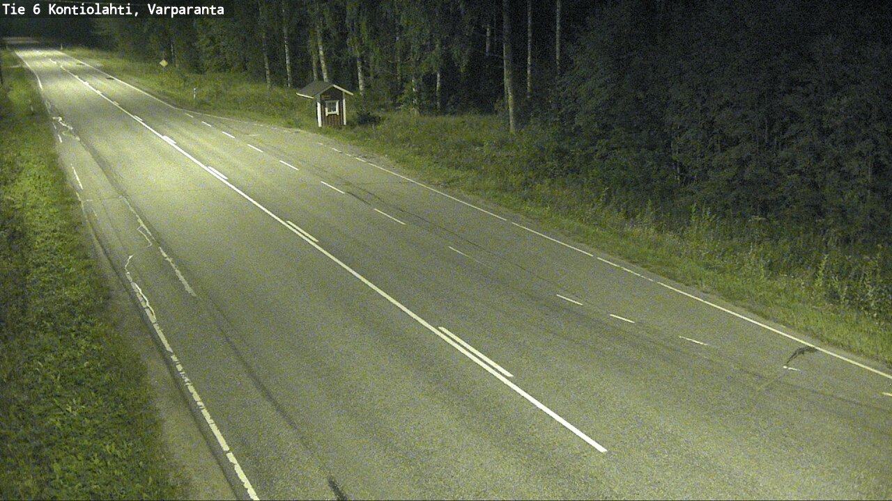 Weather Camera Image Road 6 Kontiolahti, Varparanta, Kontiolahti, Pohjois-Karjala