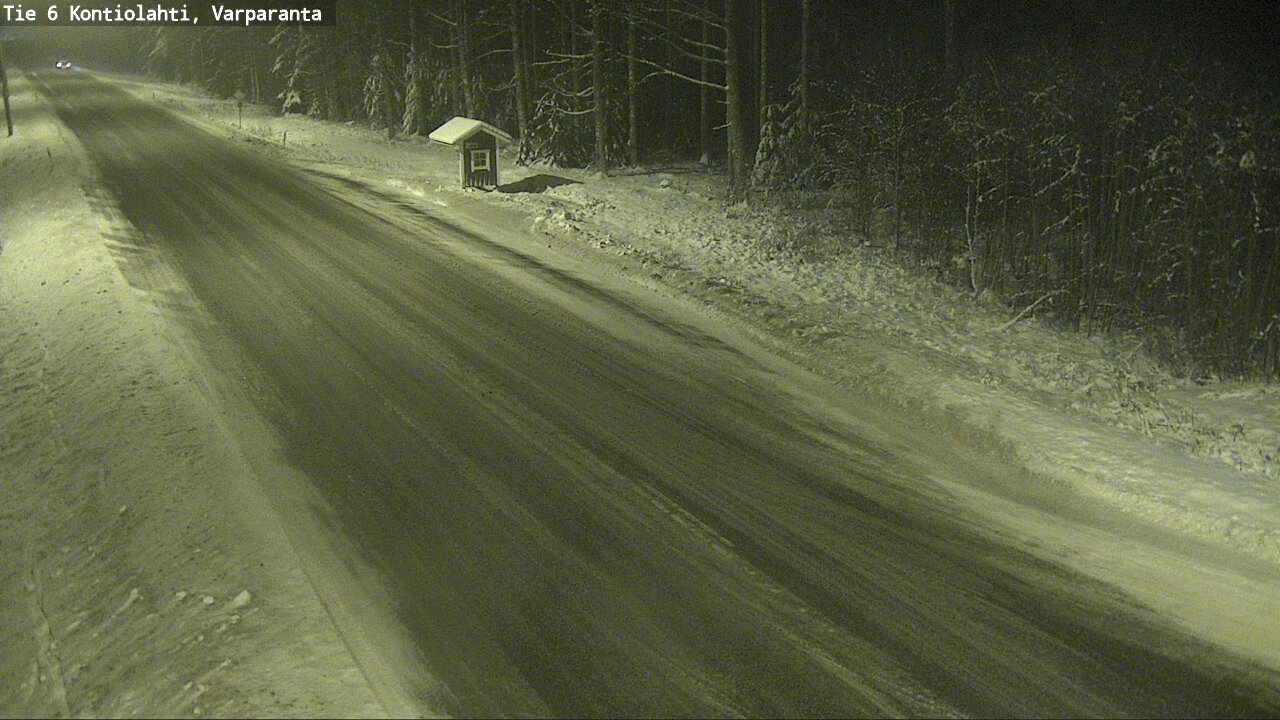 Weather Camera Image Road 6 Kontiolahti, Varparanta, Kontiolahti, Pohjois-Karjala