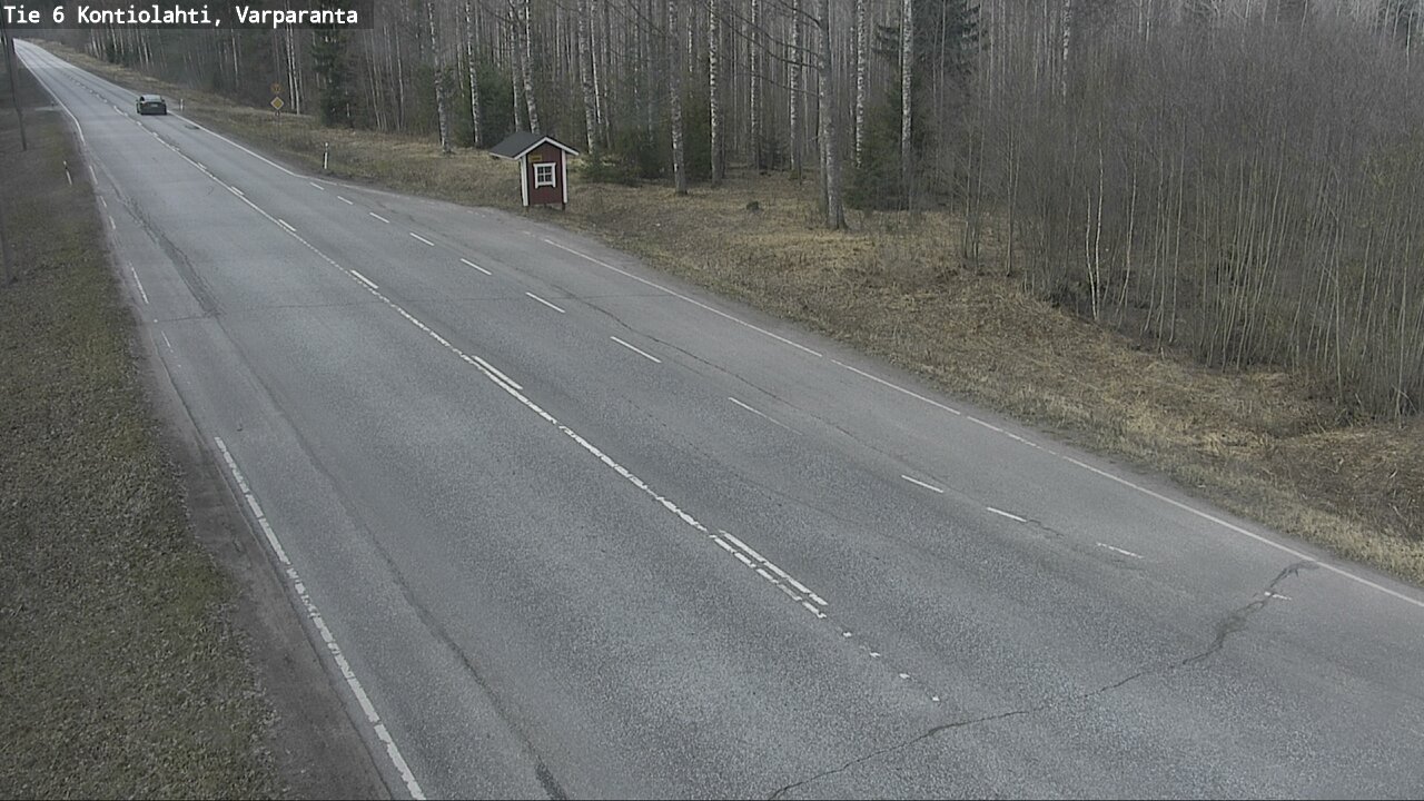 Weather Camera Image Road 6 Kontiolahti, Varparanta, Kontiolahti, Pohjois-Karjala