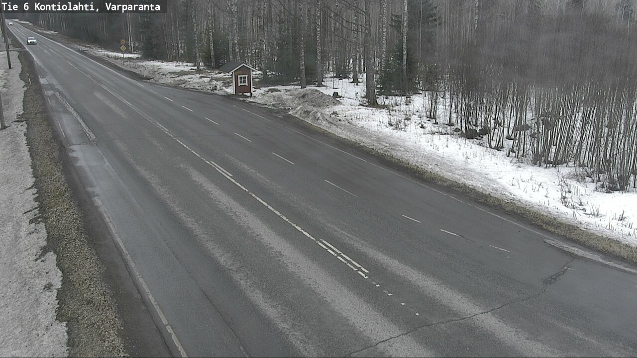 Weather Camera Image Väg 6 Kontiolax, Varparanta, Kontiolahti, Pohjois-Karjala