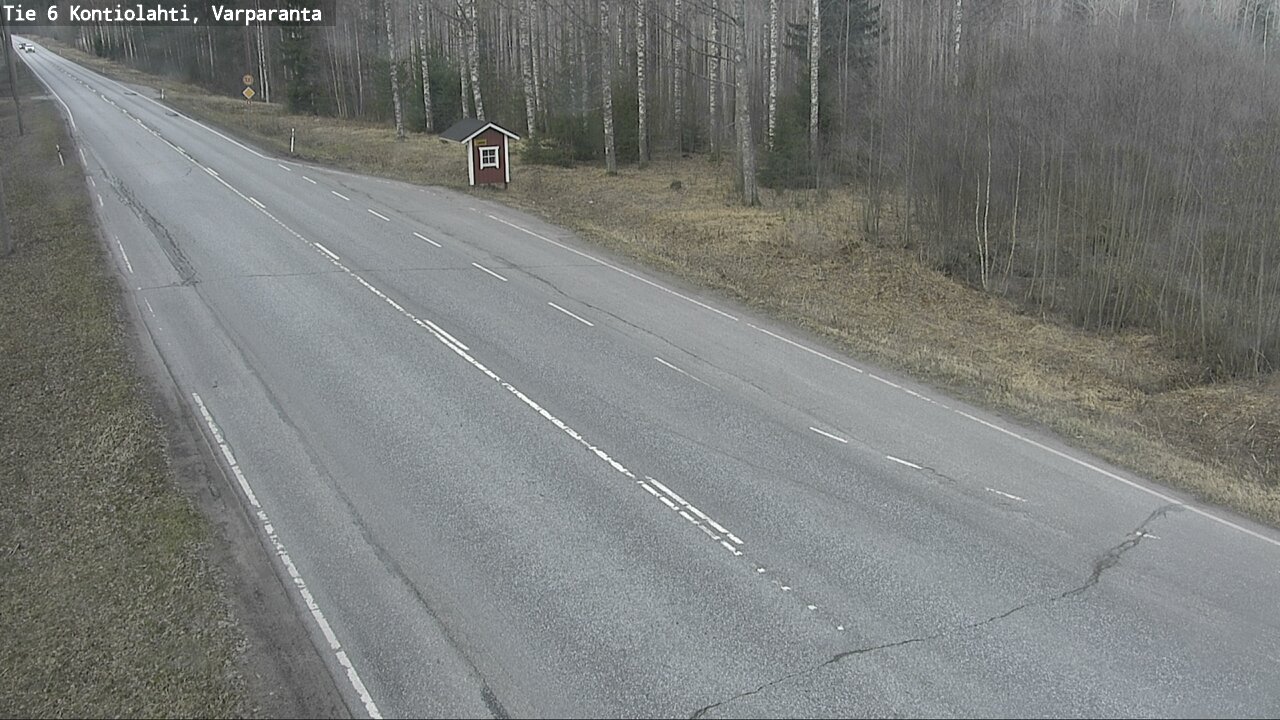 Weather Camera Image Road 6 Kontiolahti, Varparanta, Kontiolahti, Pohjois-Karjala