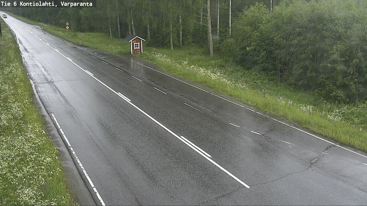 Weather Camera Image Väg 6 Kontiolax, Varparanta, Kontiolahti, Pohjois-Karjala