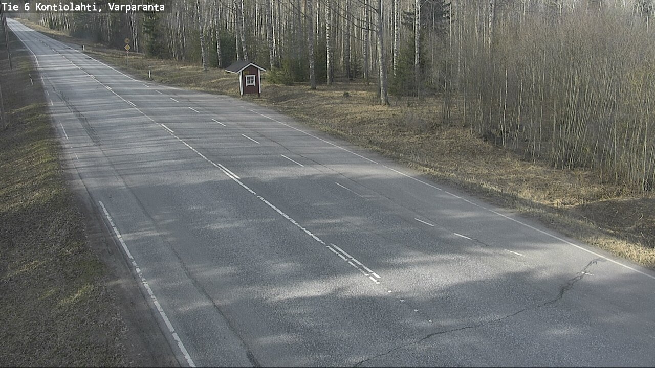 Weather Camera Image Road 6 Kontiolahti, Varparanta, Kontiolahti, Pohjois-Karjala