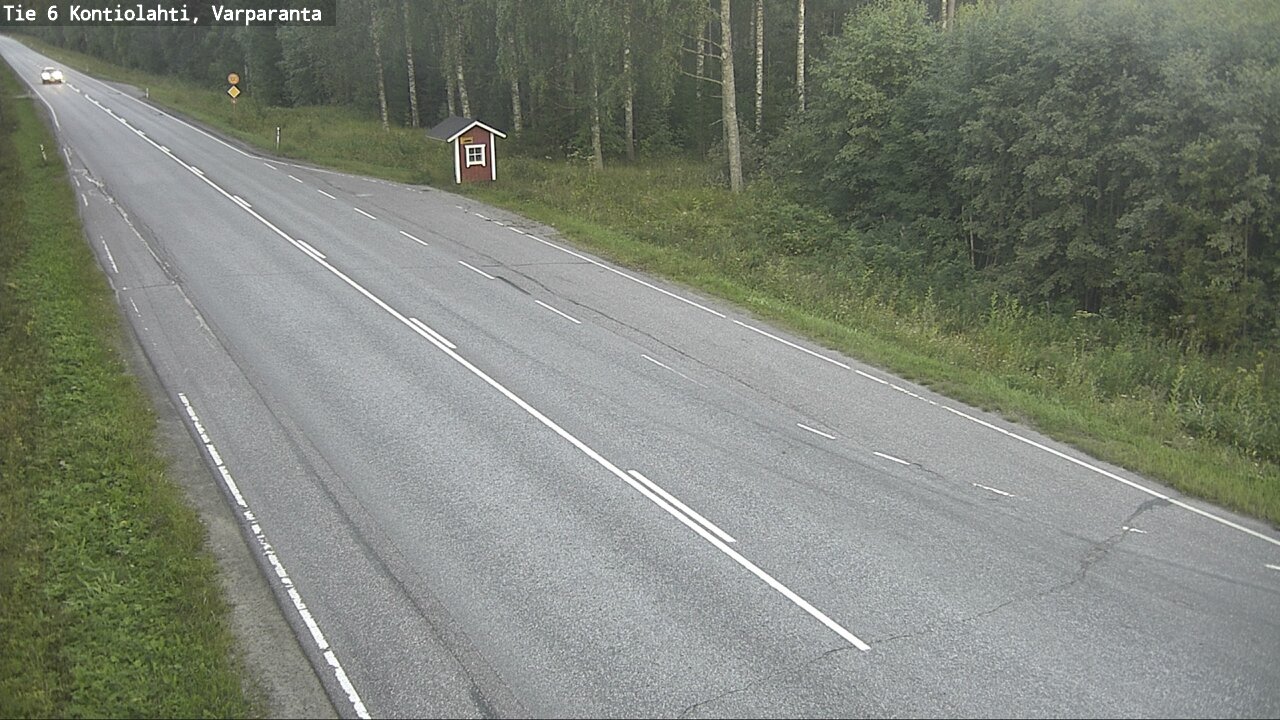 Weather Camera Image Road 6 Kontiolahti, Varparanta, Kontiolahti, Pohjois-Karjala