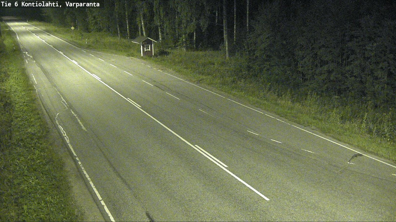 Weather Camera Image Road 6 Kontiolahti, Varparanta, Kontiolahti, Pohjois-Karjala