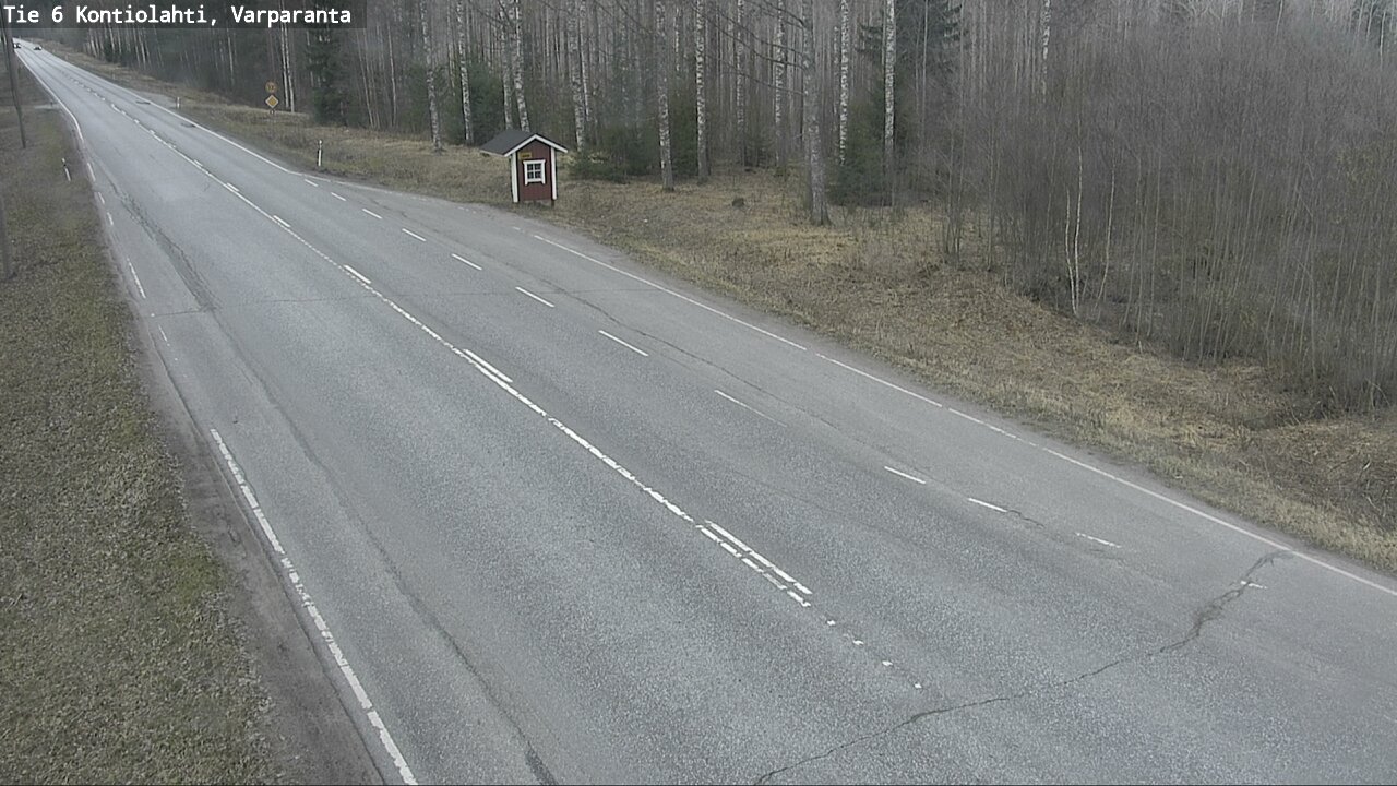 Weather Camera Image Road 6 Kontiolahti, Varparanta, Kontiolahti, Pohjois-Karjala